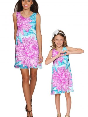 Mommy And Me Floral Bliss Sanibel Empire Waist Dress Blue Pink Gd6 P0056b Wd6 P0056b 94bbeb21 8d3c 45d4 Bd40 7d8f2a8957e5