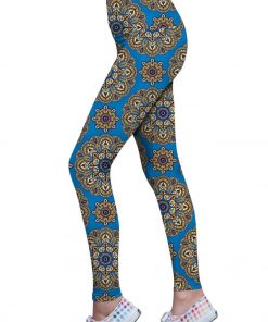 Boho Chic Lucy Leggings Women Blue Gold Wl1 P0008xs Image 1