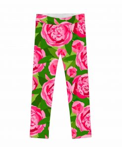Pink Vibes Lucy Leggings Girls Pink Green Gl1 P0027s