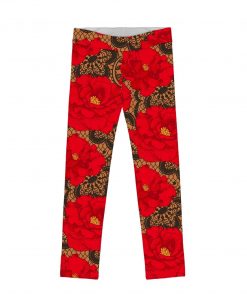 Hot Tango Lucy Leggings Girls Red Black Lace Gl1 P0070s