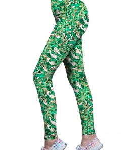 Nephrite Fantasy Lucy Leggings Women Green White Wl1 P0067xxs Image 2
