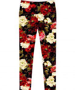Put Your Crown On Lucy Leggings Women Black Red White Wl1 P0047s